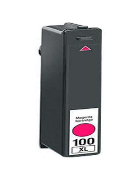 TINTA MAGENTA COMPATIBLE PARA LEXMARK 100XL