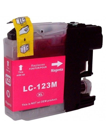 BROTHER LC121MG/LC123MG CARTUCHO DE TINTA COMPATIBLE MAGENTA