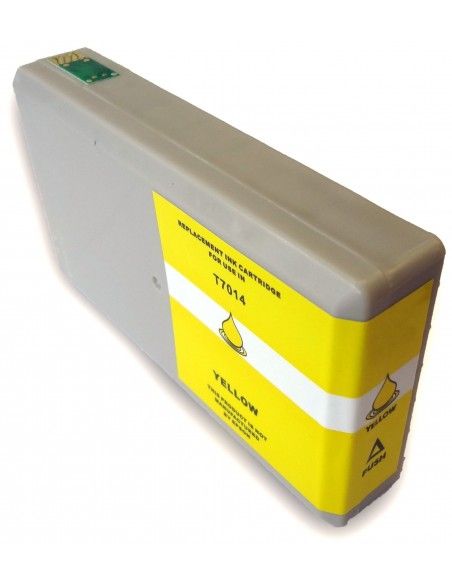 EPSON T7014 CARTUCHO DE TINTA COMPATIBLE AMARILLA