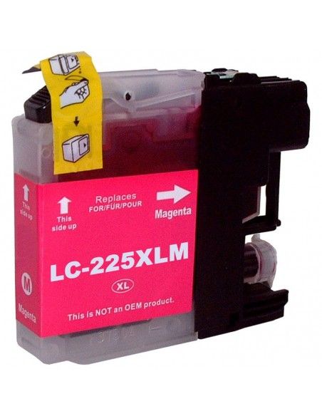 BROTHER LC-225MG CARTUCHO DE TINTA COMPATIBLE MAGENTA