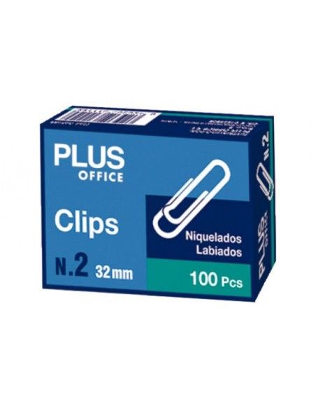 Clips labiados Plus Office Nº 2 - 32mm