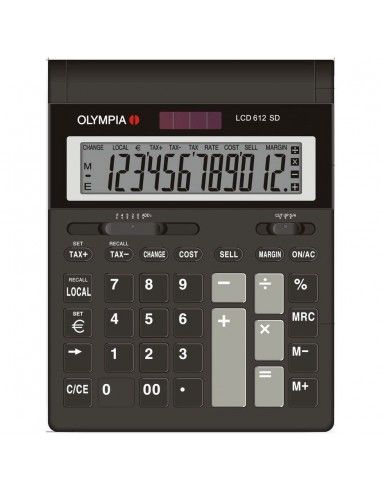Olympia Calculadora LCD 612 SD
