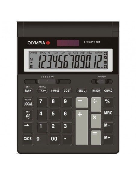 Olympia Calculadora LCD 612 SD
