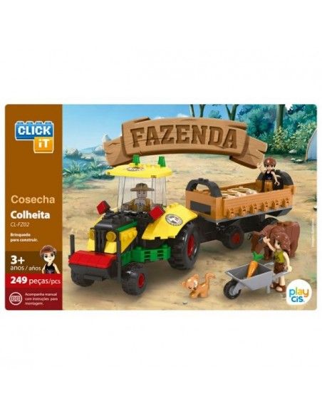 Juego de bloques Click-It Granja: cosecha