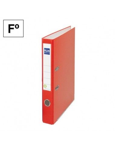Archivador cartón forrado Plus Office E1R Folio...