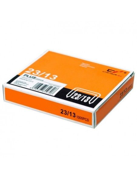 Grapas Plus Office 23/13 galvanizadas (1000uds./caja)