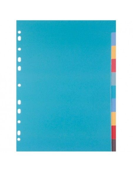 Plus Office Separadores A4+ PP 10 Colores