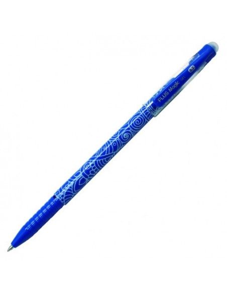 BOLIGRAFO BORRABLE CAPUCHON PLUS MAGIC AZUL TRAZO 0,7MM