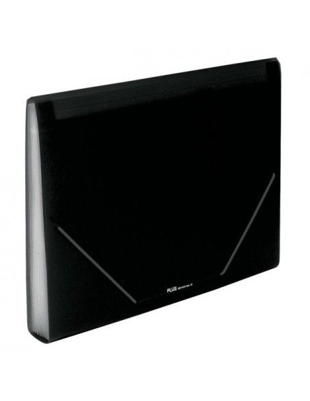 Plus Office Carpeta Clasificadora A4 Negro Opaco