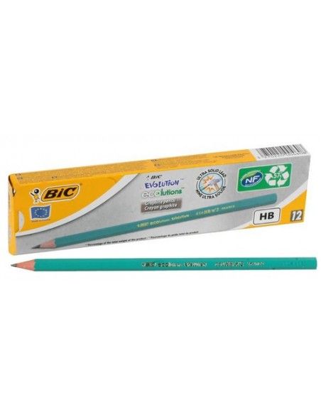 LÁPIZ GRAFITO FORMA HEXAGONAL EVO ORIGINAL DUREZA HB BIC