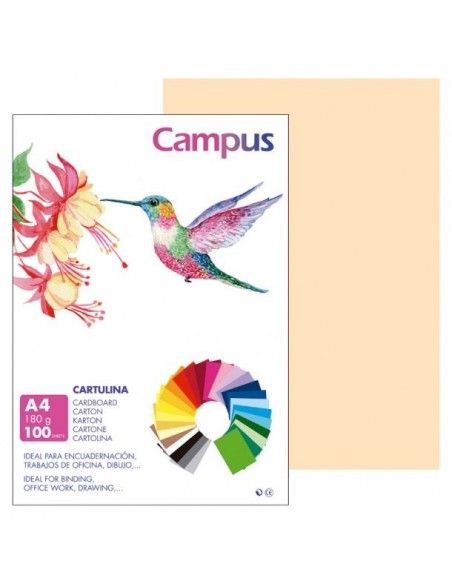 Campus Cartulina A4 Crema 180g