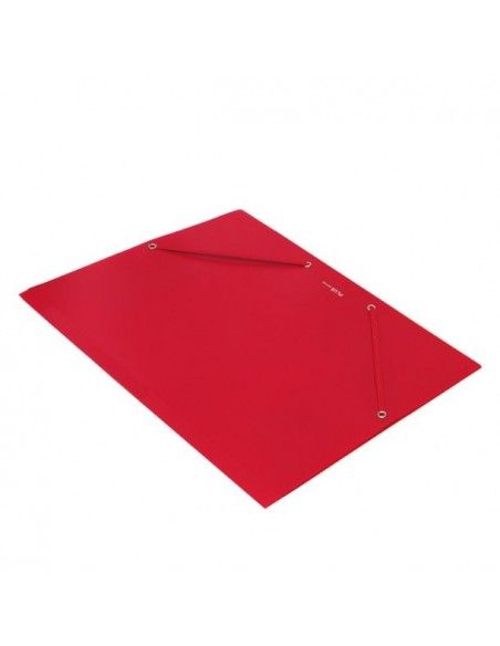 Carpeta Plus Soft A4 gomas y solapas polipropileno rojo