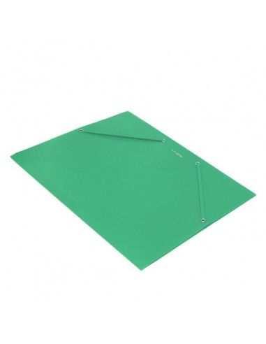Carpeta Plus Soft A4 gomas y solapas polipropileno verde oscuro