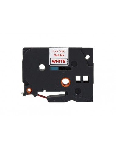 CINTA ROJO/BLANCO COMPATIBLE PARA ROTULADORA...