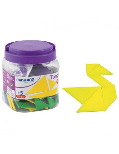 Juego Educativo Miniland Tangram /82piezas