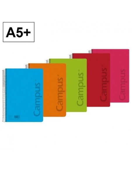 Bloc Campus A5+ 80h 90gr Tapa Polipropileno Liso