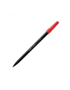 ROTULADOR PLUS 1200 PLUS OFFICE ROJO TINTA A BASE DE AGUA