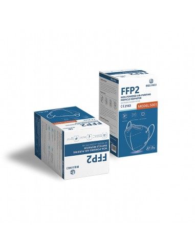 CAJA DE 50 MASCARILLAS FFP2 NEGRAS CON CLIP...