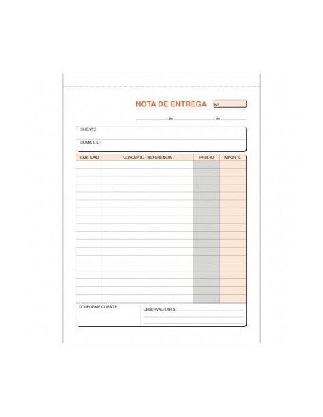 Plus Office Talonario Entregas 145mmx207mm Duplicado 50 Juegos
