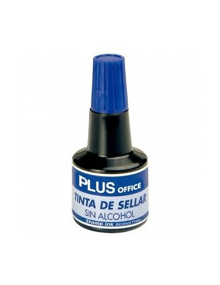 Tinta para Almohadillas Plus Office Azul