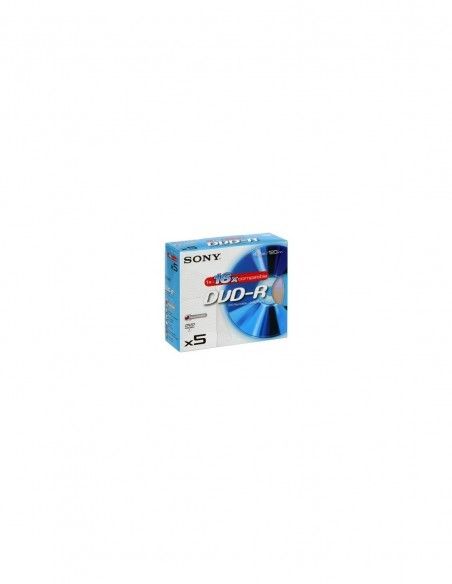 Sony DVD-R 4.7GB 16X 120M JCASE CONF.5 CD / DVD / FLOPPY / CINTAS / CASSETTE