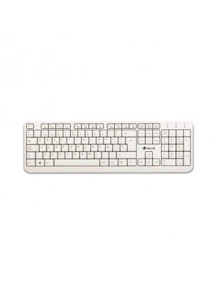 TECLADO NGS WIRED SPIKE BLANCO 8435430612219