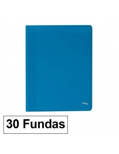 Plus Office Carpeta Flexible A4 Azul 30 Fundas