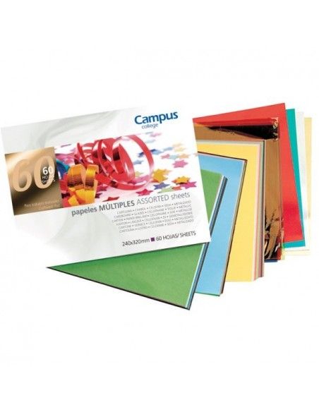 Bloc de trabajos manuales Campus College múltiple 60 hojas
