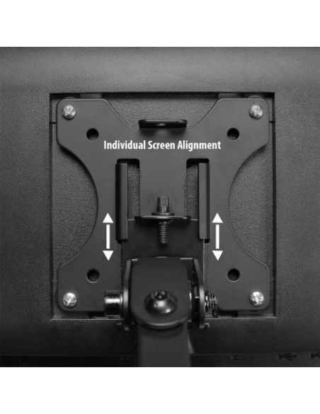Ewent EW1512 soporte para monitor 81,3 cm (32") Abrazadera Negro