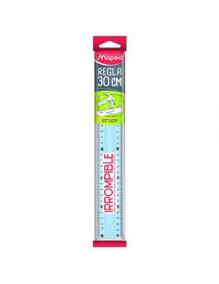 REGLA IRROMPIBLE DE 30 CM MAPED