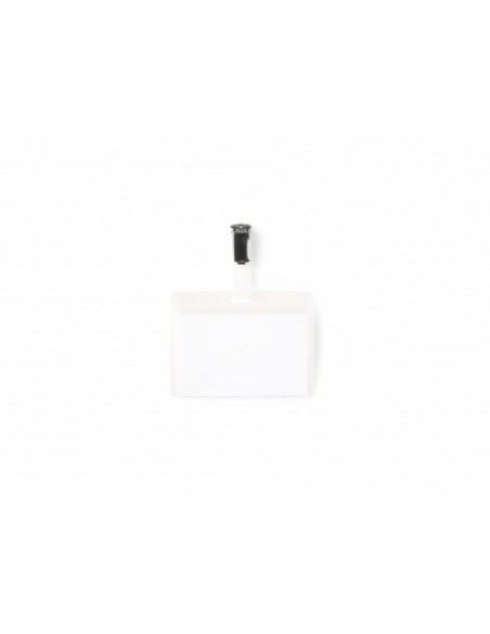 KIT DE 50 IDENTIFICADORES CON PINZA EN PP 95X75MM INCLUYE TARJETAS TARIFOLD