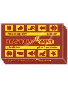 CAJA 30 PASTILLAS PLASTILINA 50 G - MARRÓN JOVI