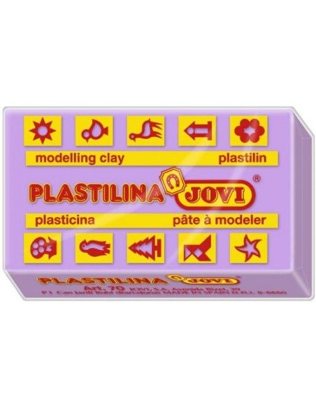 CAJA 30 PASTILLAS PLASTILINA 50 G - LILA JOVI
