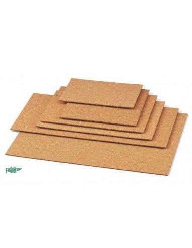 CAJA DE 10 LAMINAS DE CORCHO DE 4 MM. 20X30 CM....