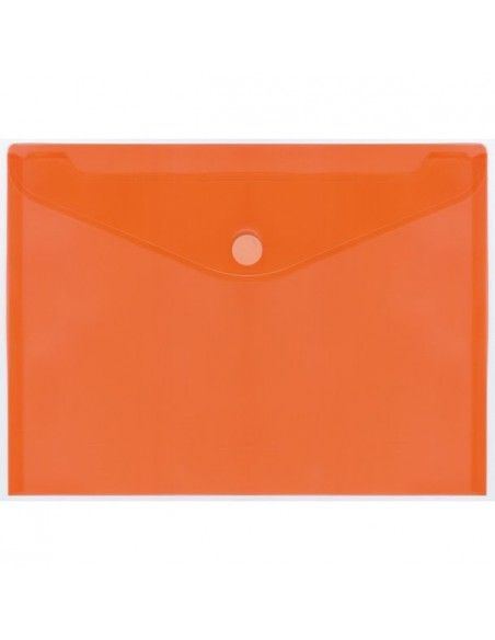 Plus Office Sobre 2030 A4+ PP Velcro Apaisado Naranja