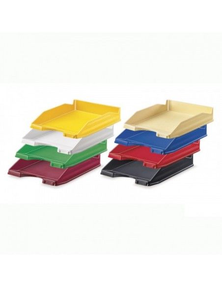 FAIBO BANDEJA APILABLE DE PLASTICO 350X250X65 MM. COLOR VERDE 93-04