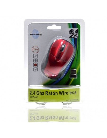 RATÓN WIRELESS 3D ROJO FERRARI
