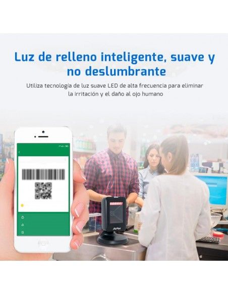 LECTOR AVPOS CODIGO DE BARRAS 630 SOBREMESA 1D-2D USB