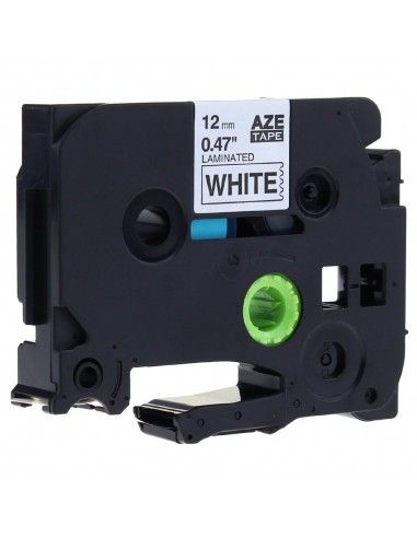 CINTA NEGRO/BLANCO COMPATIBLE PARA ROTULADORA...