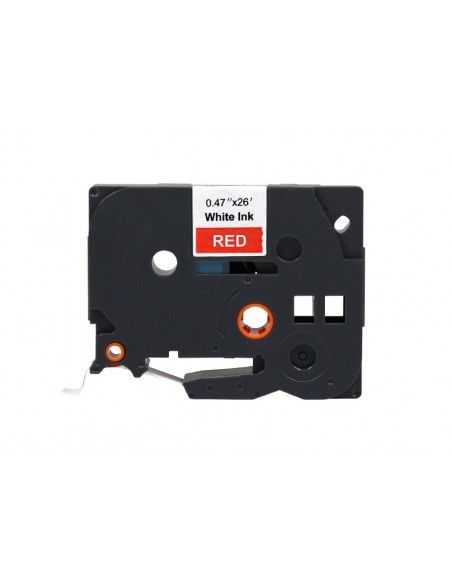 CINTA BLANCA/ROJO COMPATIBLE PARA ROTULADORA BROTHER