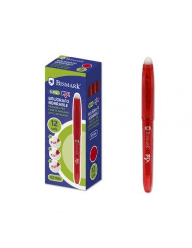 BOLIGRAFO BORRABLE C/CAPUCHON ROJO.0.7MM