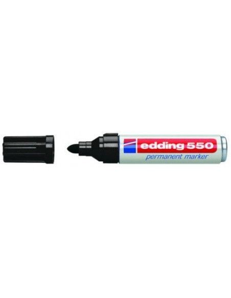 MARCADOR PERMANENTE PUNTA CONICA TRAZO 3-4 MM. RECARGABLE NEGRO
