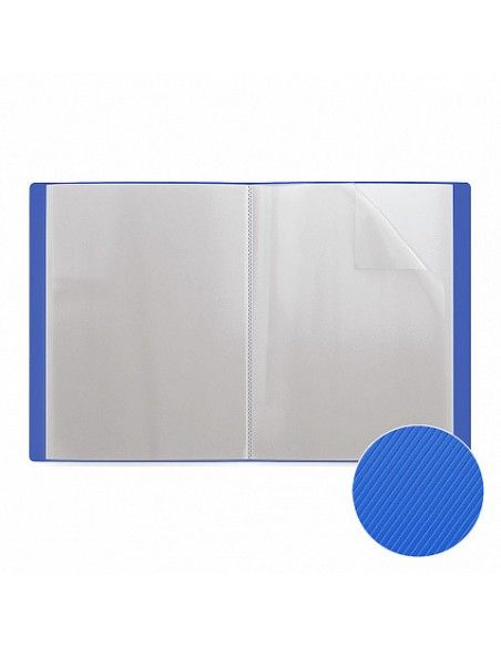 LIBRO DE PRESENTACIÓN DIAGONAL VIVID, CON 40 FUNDAS, A4, COLORES SURTIDOS