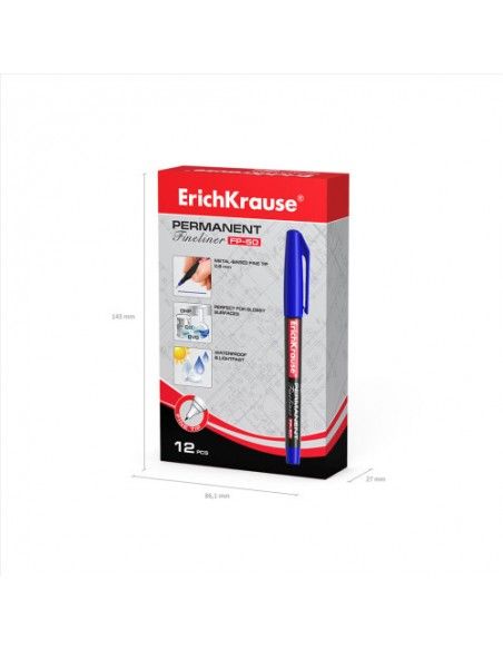 MARCADOR PERMANENTE FP-50 AZUL