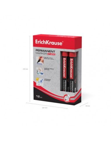 MARCADOR PERMANENTE P-200 ROJO