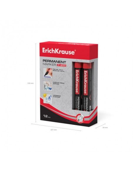 MARCADOR PERMANENTE P-200 ROJO