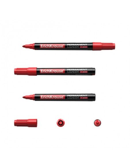 MARCADOR PERMANENTE P-200 ROJO