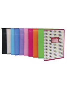 Carpeta pp 40 fundas color line color naranja