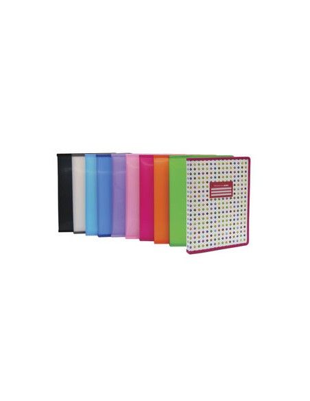 Carpeta pp 40 fundas color line color naranja