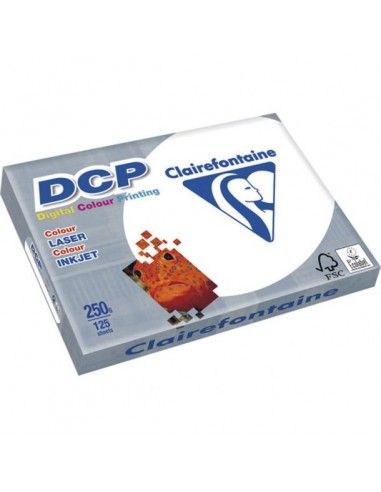 Papel A4 DCP Clairefontaine 250g 125 Hojas Blanco